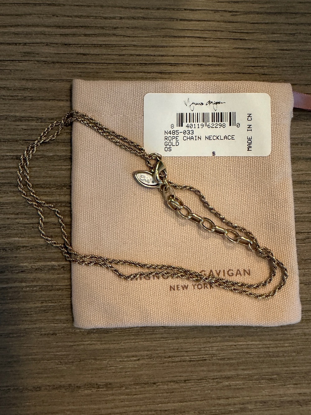 ❣️🌻NWT Mignonne Gavigan Antique Gold Chain!🌻❣️ - Picture 2 of 4